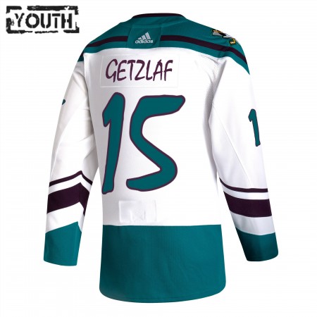 Kinder Eishockey Anaheim Ducks Trikot Ryan Getzlaf 15 2020-21 Reverse Retro Authentic